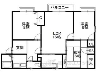 柊倶楽部【1階】の間取り