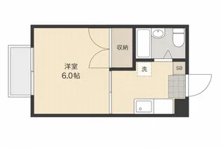 屋代ハイツ田中【2階】の間取り