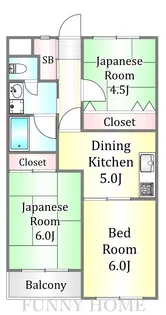 サンハイム大木【3階】の間取り