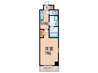 アルモニ- デ NADA【6階】の間取り