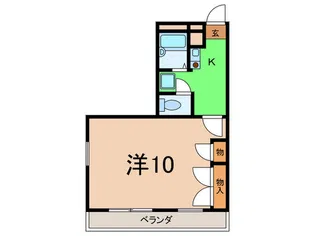 サウスウェストハウス【2階】の間取り