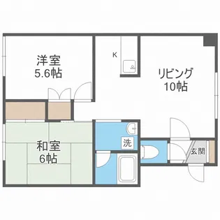 ロイヤル18【2階】の間取り