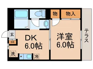 ハイツマノ【1階】の間取り