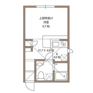 プリマ シエル 藤が丘【1階】の間取り