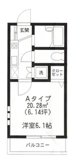 フォレストK【2階】の間取り