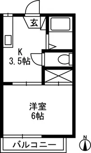 バードコーポ【2階】の間取り