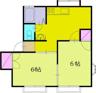 関口ヒルズB【2階】の間取り