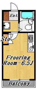 コーポエトランゼ2【2階】の間取り