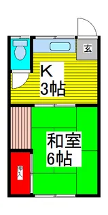 青三住宅【2階】の間取り