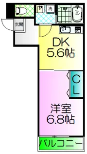 Feliz諏訪ノ森【3階】の間取り