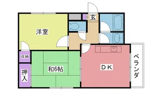 グランディア夙川2【2階】の間取り