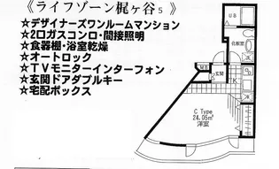 ライフゾーン梶ヶ谷5【1階】の間取り