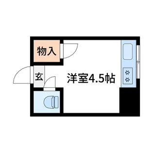 岡本荘【1階】の間取り