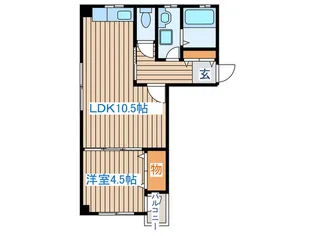 エアーズロック・ビル【5階】の間取り