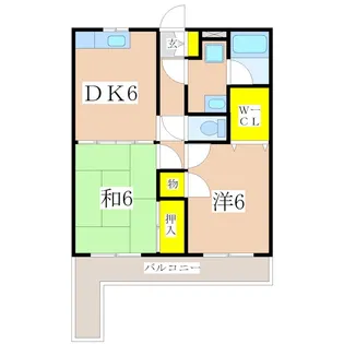 鹿児島県鹿児島市冷水町【マンション】の間取り