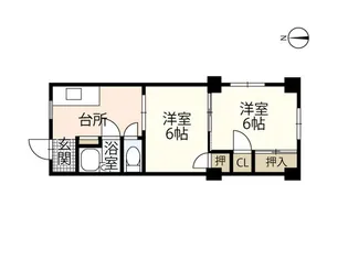 ますもとビル【3階】の間取り