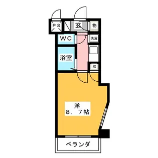 千早ベストビル【6階】の間取り
