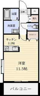 メゾンソレイル【2階】の間取り