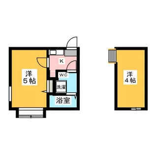 1Kの間取り画像