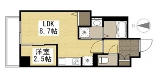 月光 幸町【5階】の間取り