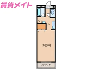 プレジール坂倉II【1階】の間取り