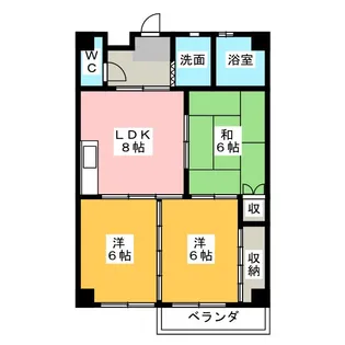 アーバン寿【6階】の間取り