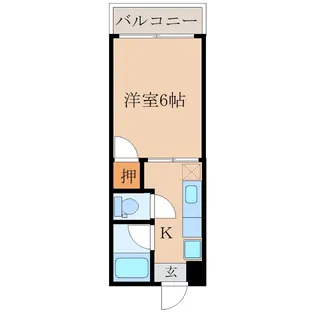 オリンピアマンション【1階】の間取り