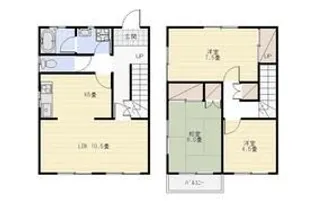 静岡県浜松市中央区蜆塚4【一戸建】の間取り