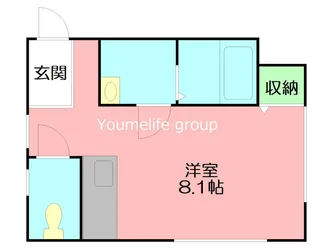 大嵩アパート【2階】の間取り