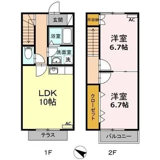カトゥレーヴの間取り