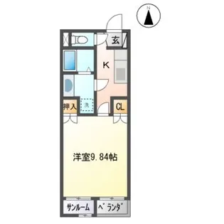D-FOREST【3階】の間取り