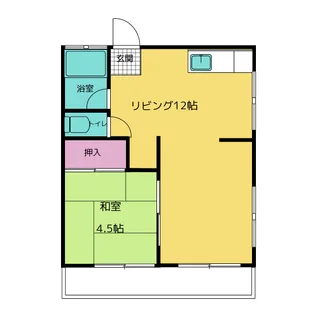 コーポユリ【2階】の間取り