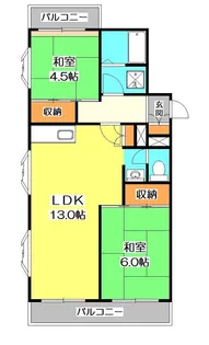 メゾンサンヒルズ【1階】の間取り
