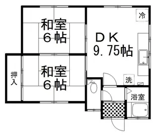 ハイツたんぽぽ【2階】の間取り
