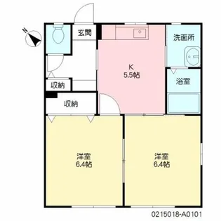 シャーメゾンマリネス【1階】の間取り