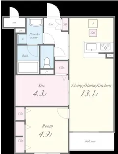 千葉県八千代市緑が丘西4【アパート】の間取り