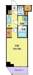 東京都大田区本羽田1【マンション】の間取り