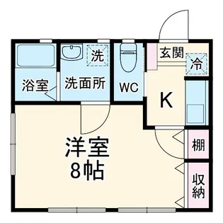 スプリーナ保土ヶ谷【1階】の間取り