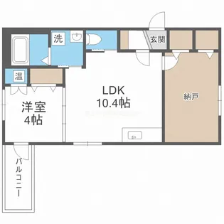 大阪府大阪市平野区加美北1【アパート】の間取り