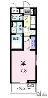埼玉県鶴ヶ島市大字鶴ヶ丘【アパート】の間取り