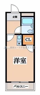 レインボーエム【2階】の間取り