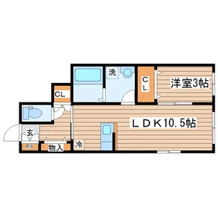 プランド大手町II【2階】の間取り
