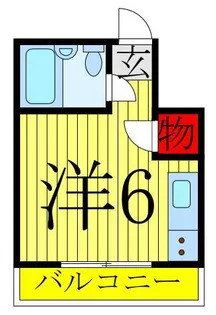 1Rの間取り画像