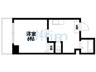 エリーフラッツ西京極【6階】の間取り