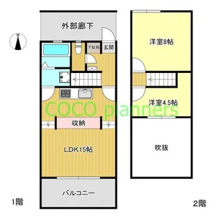 熊本県菊池郡菊陽町新山3【アパート】の間取り