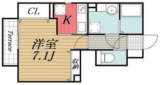 千葉県市原市五井中央東2【アパート】の間取り