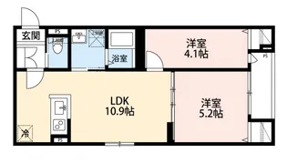Fiore 川越新宿町【1階】の間取り