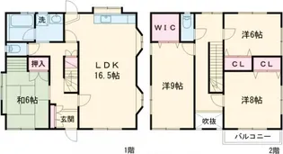 埼玉県熊谷市佐谷田【一戸建】の間取り