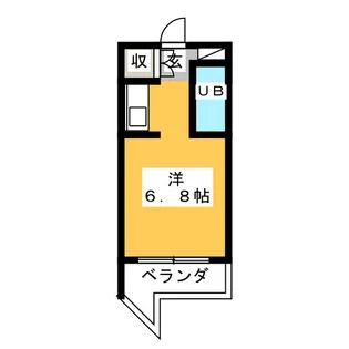 スペースイン金山【2階】の間取り