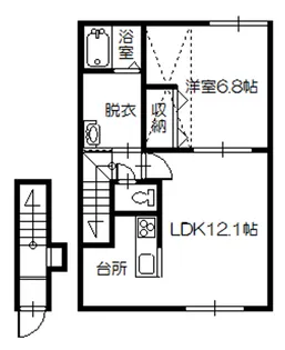 F-GRAND【2階】の間取り